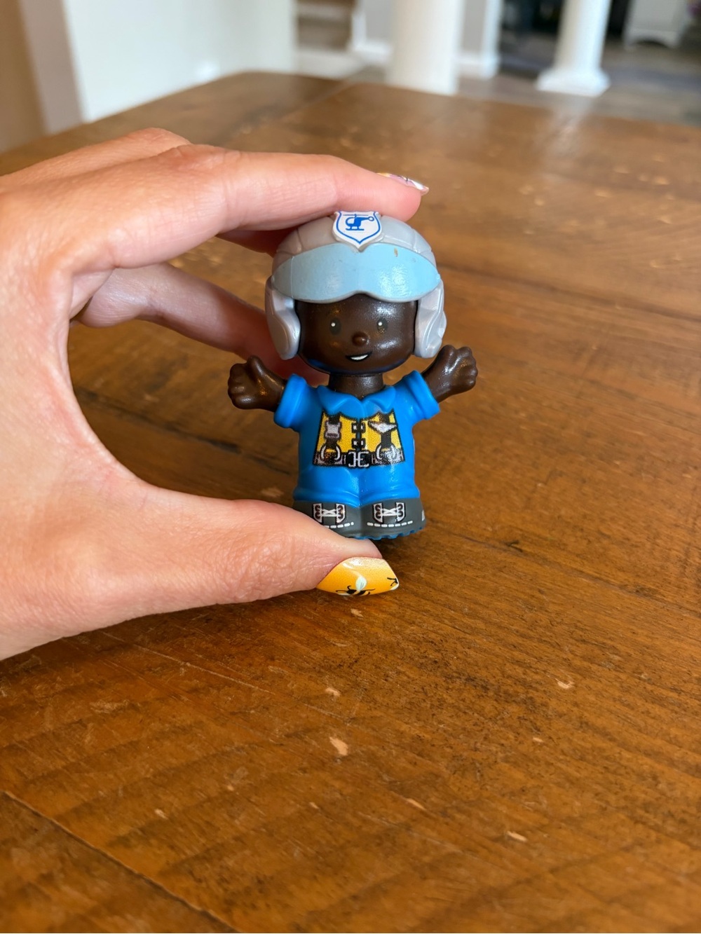Fisher Price Little People helicopter pilot as is